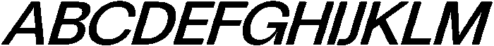 Chairo Sans Medium Italic otf (500) Font UPPERCASE