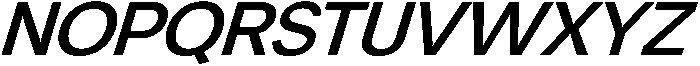 Chairo Sans Medium Italic otf (500) Font UPPERCASE