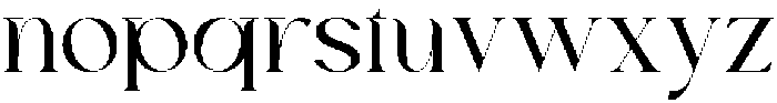 Chairo Semi Bold otf (600) Font LOWERCASE