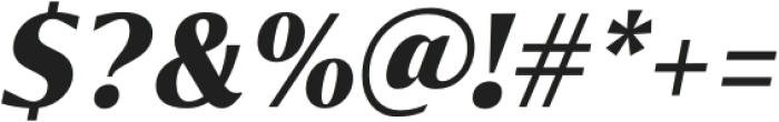 Chakai Alt Black Italic otf (900) Font OTHER CHARS