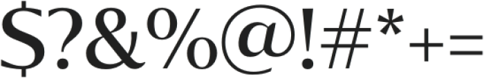 Chakai Alt Medium otf (500) Font OTHER CHARS