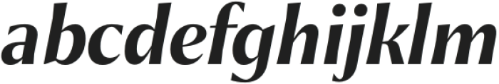 Chakai Alt SemiBold Italic otf (600) Font LOWERCASE