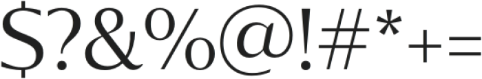 Chakai Regular otf (400) Font OTHER CHARS