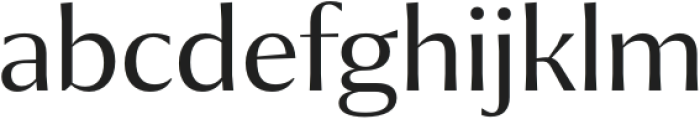 Chakai Regular otf (400) Font LOWERCASE