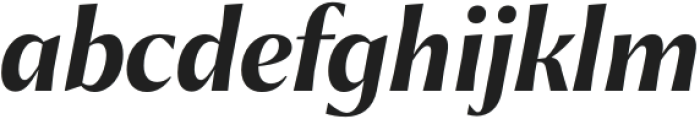 Chakai SemiBold Italic otf (600) Font LOWERCASE