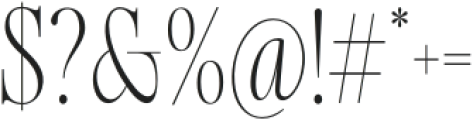 Chakem Condensed otf (400) Font OTHER CHARS