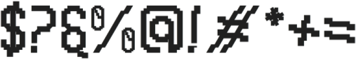 Chakord Pixel Regular otf (400) Font OTHER CHARS