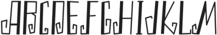 Chalamert-Regular otf (400) Font UPPERCASE