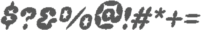 Chalen Disco Italic otf (400) Font OTHER CHARS