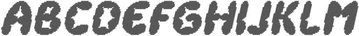 Chalen Disco Italic otf (400) Font UPPERCASE