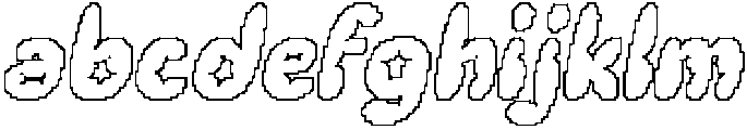 Chalen Pixel Outline otf (400) FONT