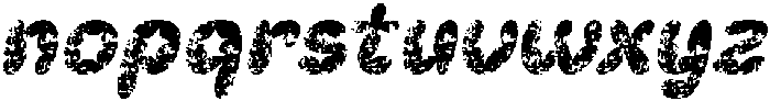 Chalen Stamp Italic otf (400) Font LOWERCASE