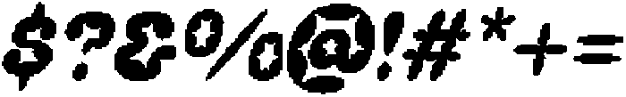 ChalenPixel-Regular otf (400) Font OTHER CHARS