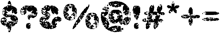 ChalenStamp-Regular otf (400) Font OTHER CHARS