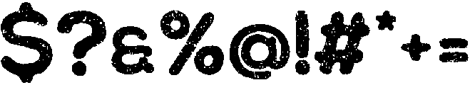 Chalif Press Bold otf (700) Font OTHER CHARS