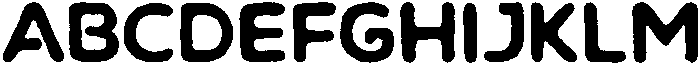 Chalif Rough Bold otf (700) Font UPPERCASE