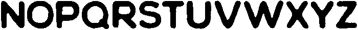 Chalif Rough Bold otf (700) Font UPPERCASE