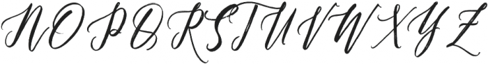 Chalisto Script Regular otf (400) Font UPPERCASE