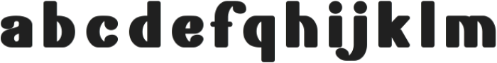 Chalk Board Bold otf (700) Font LOWERCASE