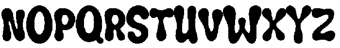 Chalk Groover Regular otf (400) Font UPPERCASE