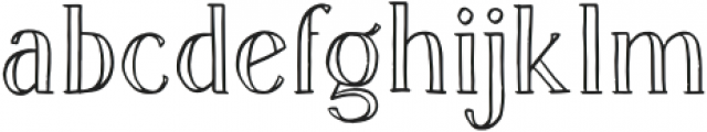 Chalk and Friend two Regular otf (400) Font LOWERCASE
