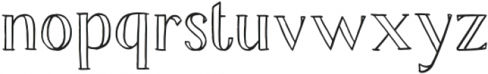 Chalk and Friend two Regular otf (400) Font LOWERCASE