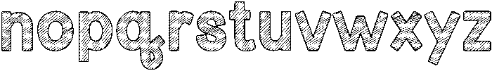 Chalkboard Regular otf (400) Font LOWERCASE