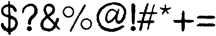 Chalkboard otf (400) Font OTHER CHARS