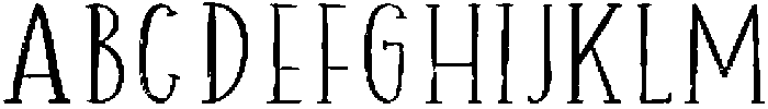 Chalkboard otf (400) Font UPPERCASE