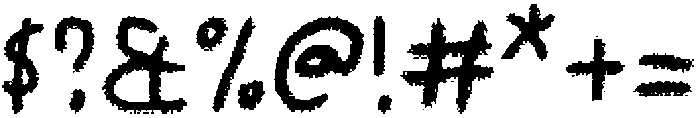 Chalkish Regular otf (400) Font OTHER CHARS