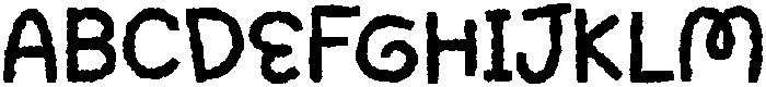 Chalky Kids Regular otf (400) Font UPPERCASE