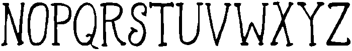 Chalkz Normal otf (400) Font LOWERCASE