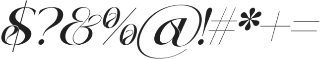 Challenge shattered regular italic otf (400) Font OTHER CHARS