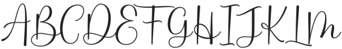 Challoste Regular otf (400) Font UPPERCASE