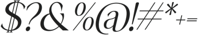 Chalobah Italic otf (400) Font OTHER CHARS