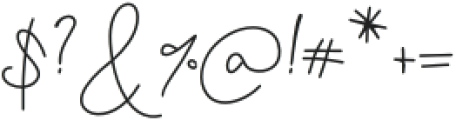 ChalobahSignature otf (400) Font OTHER CHARS