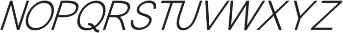 Chalon Italic Regular otf (400) Font UPPERCASE