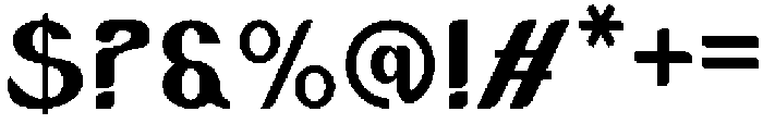 Chalot Regular otf (400) Font OTHER CHARS