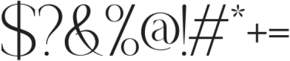 ChalteraVegaro-Regular otf (400) Font OTHER CHARS