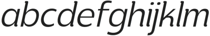 Chalty Italic Light Italic otf (300) Font LOWERCASE