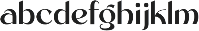 Chambora Regular otf (400) Font LOWERCASE