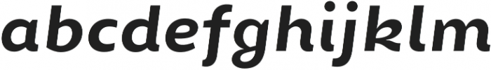 Chamfort Family otf (700) Font LOWERCASE