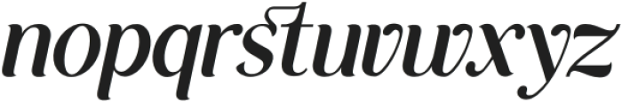 Chamisty Qaligh Italic otf (400) Font LOWERCASE