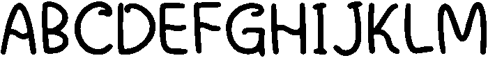 Chamomile Regular otf (400) Font UPPERCASE