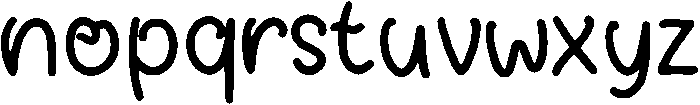 Chamomile Regular otf (400) Font LOWERCASE