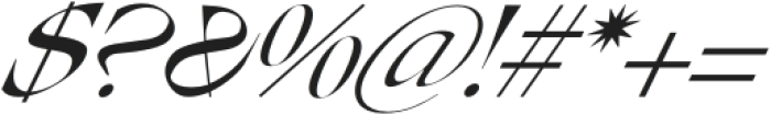 Champagne Cartel Italic X otf (400) Font OTHER CHARS