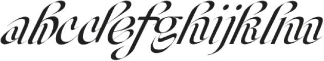 Champagne Cartel Italic X ttf (400) Font LOWERCASE