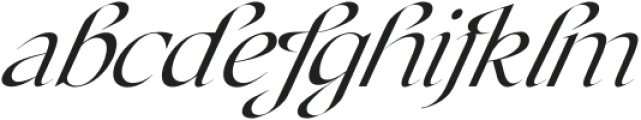 Champagne Cartel Italic otf (400) Font LOWERCASE