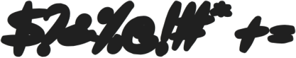 Champine Black otf (900) Font OTHER CHARS