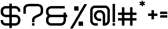 Chance Regular otf (400) Font OTHER CHARS